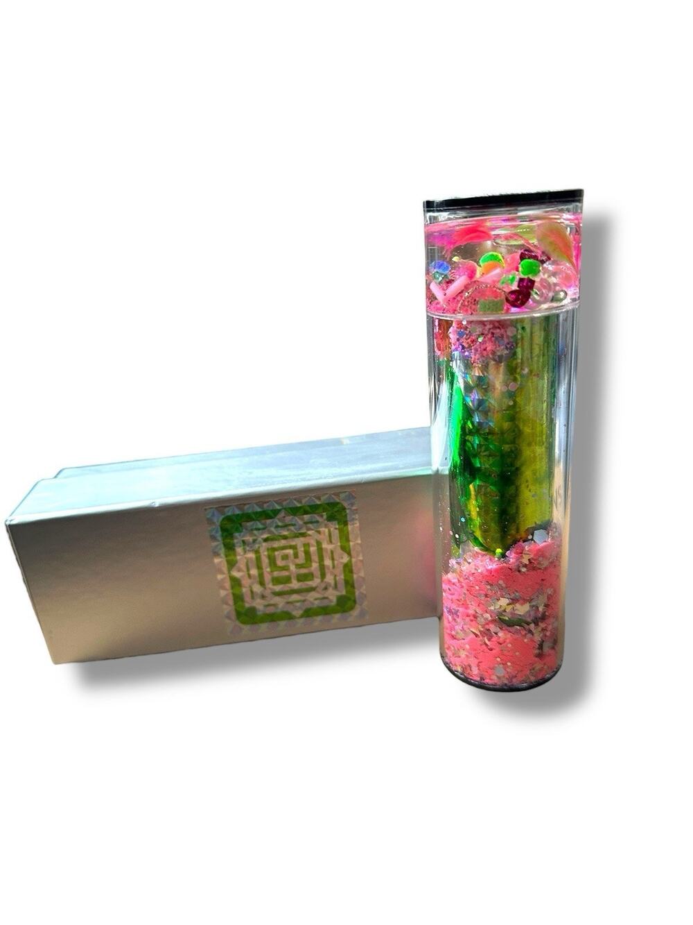 New Mikio Japan Handmade Kaleidoscope Fairy Dust Bloom Pink 2 Mirror 9 Point